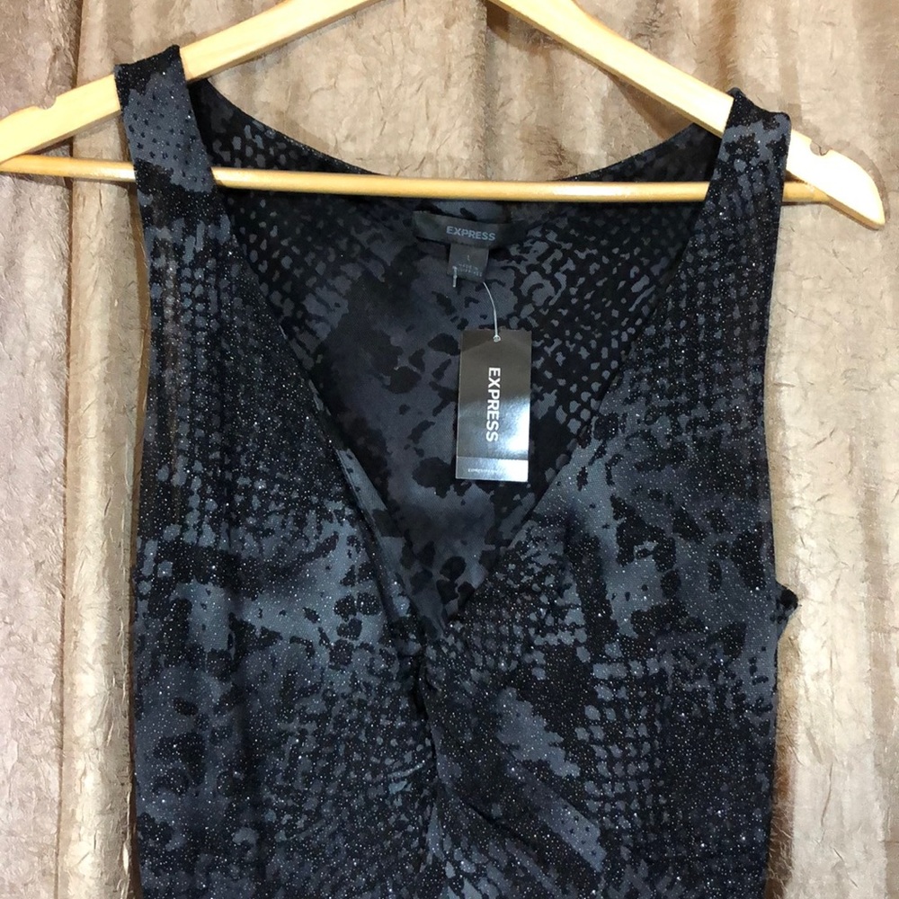 Express Shimmer Top NWT